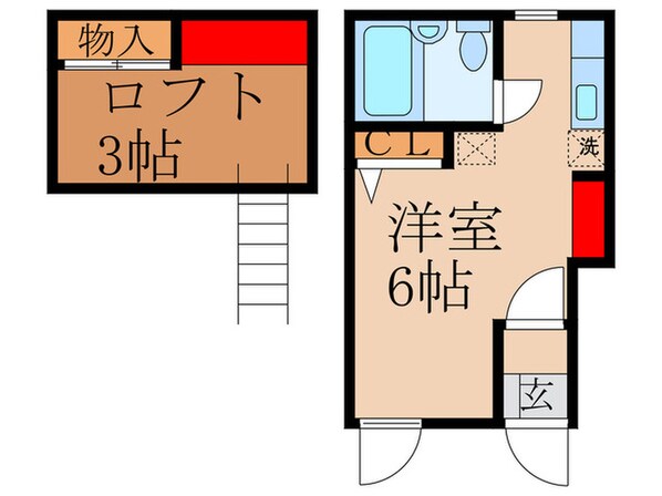 ＭＹ　ＰＬＡＮ四谷の物件間取画像